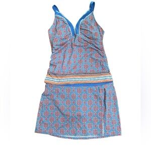 Talbots X Cabana Life Two Piece Skirted Tankini Set